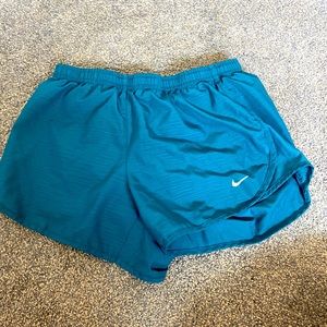 Teal Nike shorts